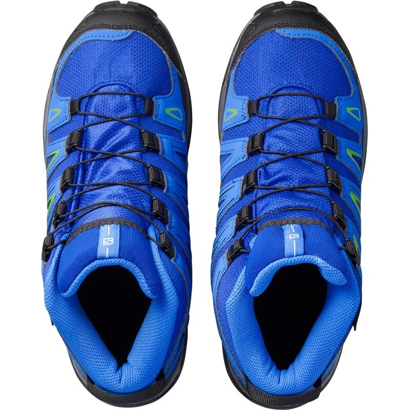 Salomon Kinder Multifunktionsstiefel X-ultra Mid Gtx - Blue Yonder/Hellblau/Omagrün