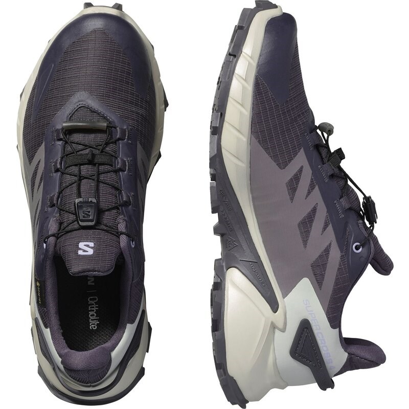 Salomon Damen Trailrunningschuhe SHOES SUPERCROSS 4 GTX W 9 - Neun Eisen/Lunar Rock/Cosmic Sky