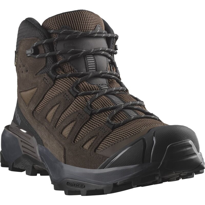 Salomon Herren Multifunktionsstiefel SHOES X ULTRA 360 LTR MID GTX - Dunkel Erde/Delicioso/Castlerock