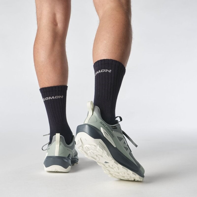 Salomon Herren Multifunktionsschuhe SHOES ELIXIR ACTIV GTX - Sedona Salbei/Schmiedeeisen/Neun Eisen