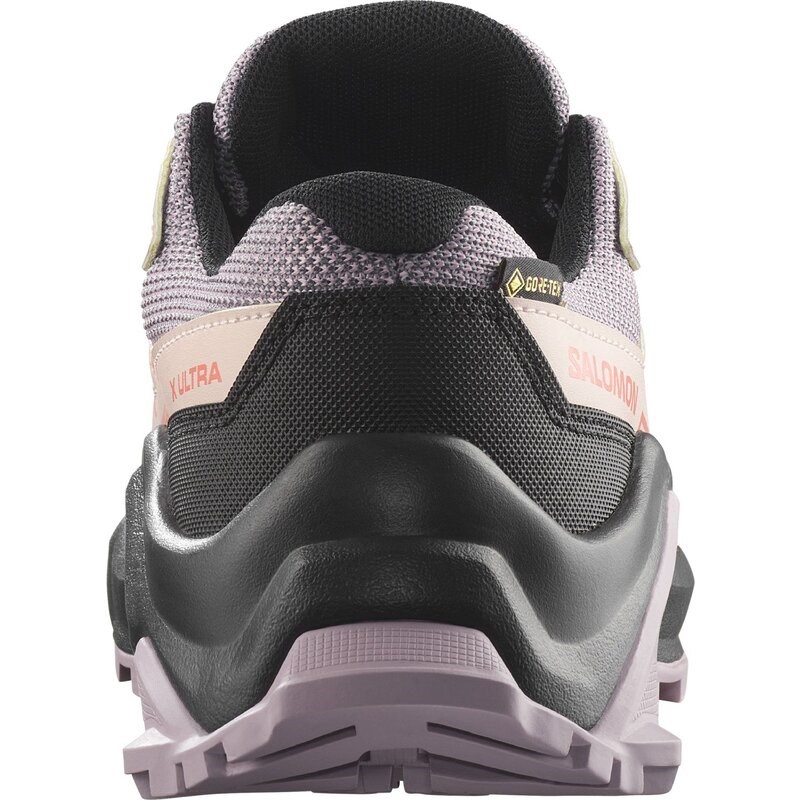 Salomon Kinder Walkingschuhe SHOES X ULTRA GTX J - Nirvana/Schwarz/Fusionskoralle