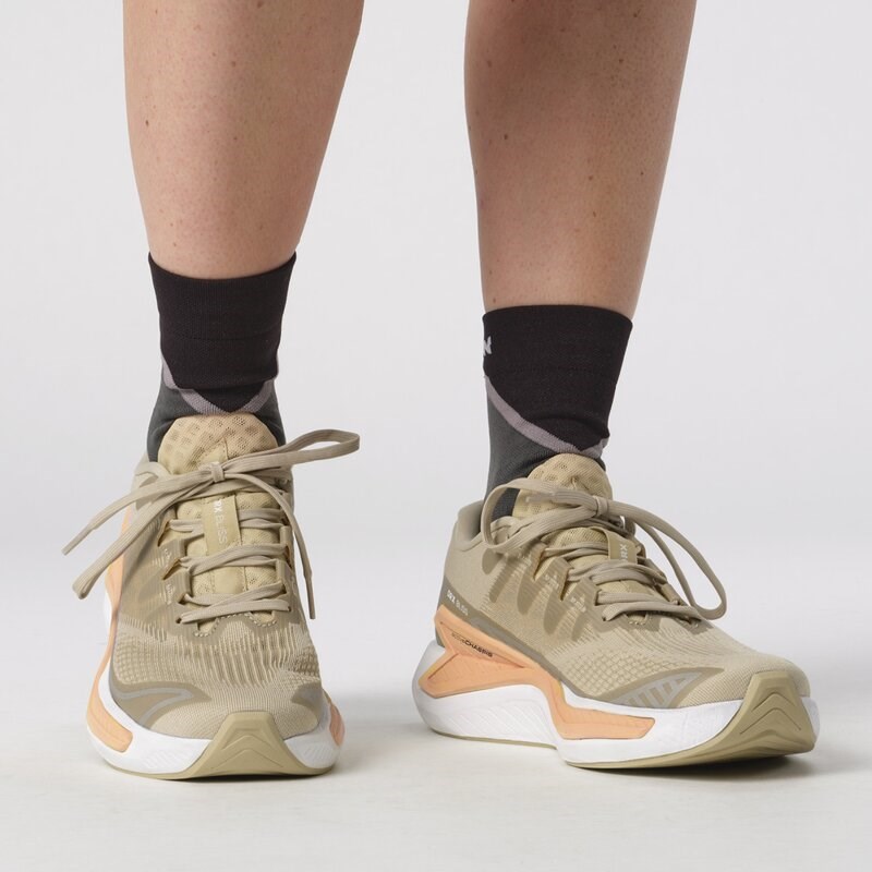 Salomon Damen Laufschuhe SHOES DRX BLISS W - Safari/Cantaloupe/Weiß