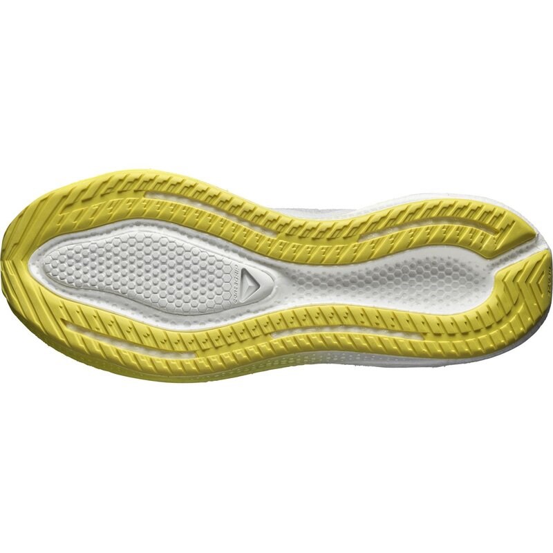 Salomon Herren Laufschuhe SHOES AERO BLAZE 3 - Weiß/Schwarz/Flammengelb