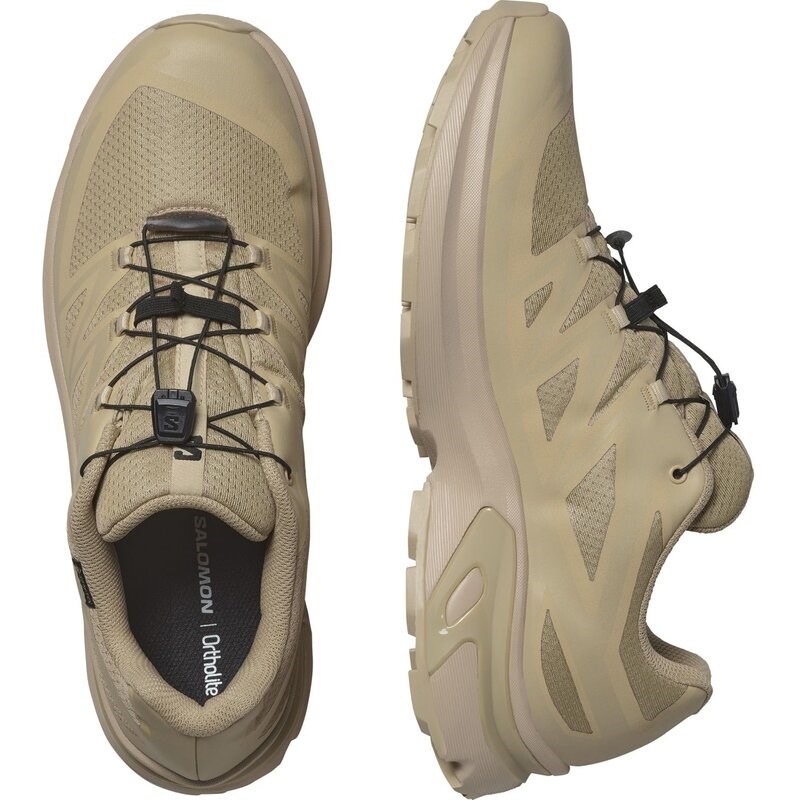 Salomon Herren Freizeitschuhe SHOES XT-EVR GTX M - Safari/Weißer Pfeffer/Schwarz