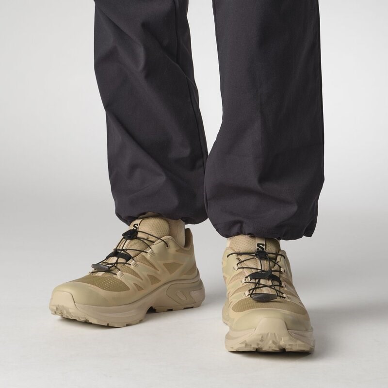 Salomon Herren Freizeitschuhe SHOES XT-EVR GTX M - Safari/Weißer Pfeffer/Schwarz