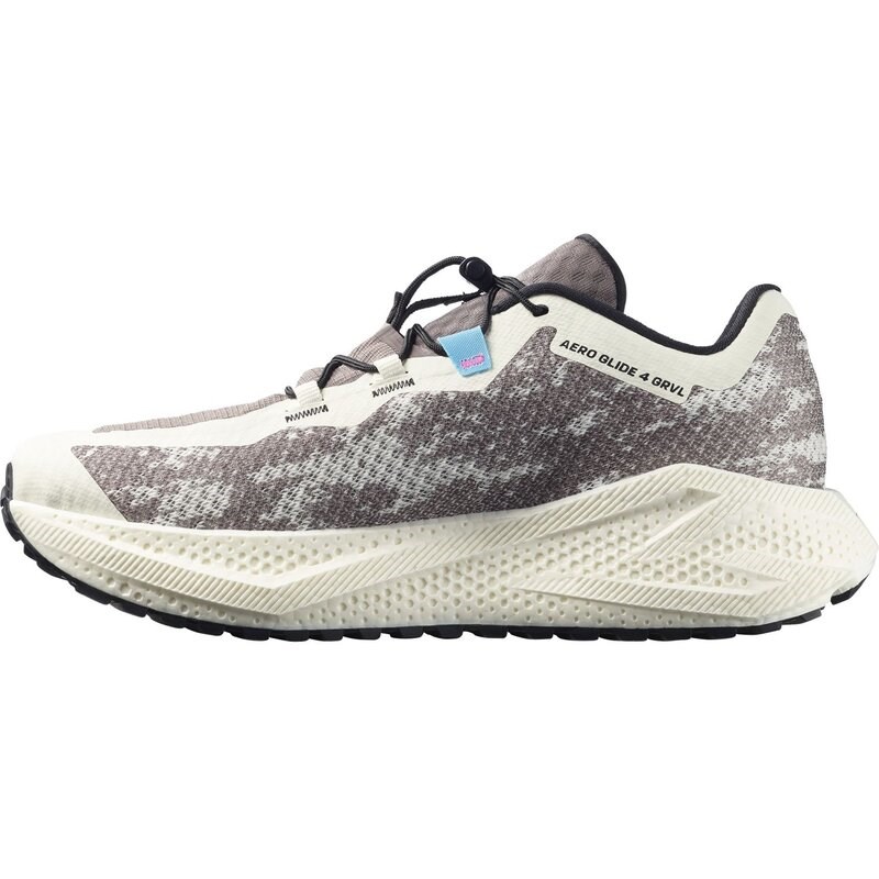 Salomon Herren Laufschuhe SHOES AERO GLIDE 4 GRVL - Vanilleeis/Schwarz/Eisen
