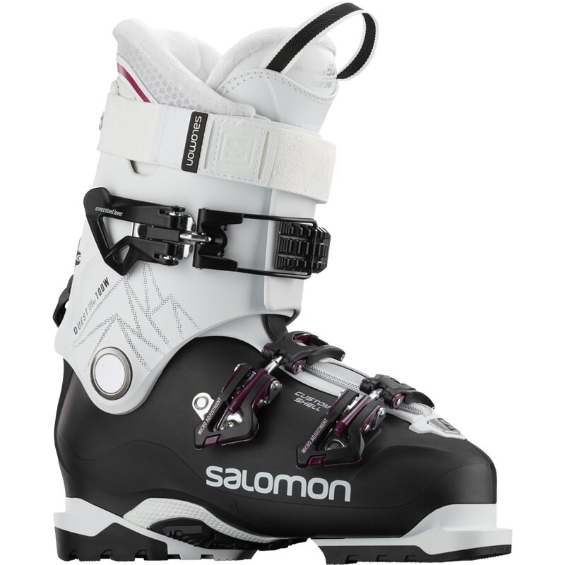 Salomon Damen Skistiefel Quest Pro 100 CS W - Weiß/Schwarz/Lila